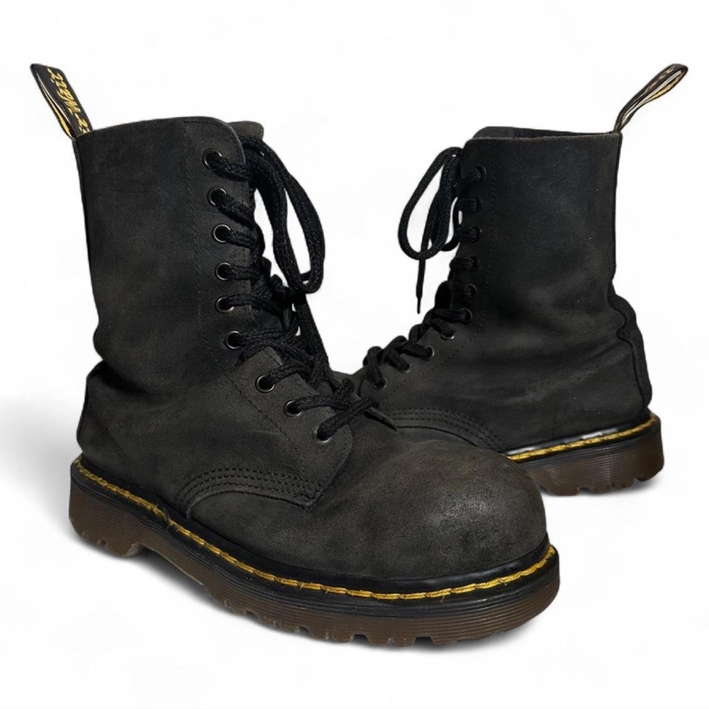 1970/80s Dr Martins Original Steel-toe 5929 industrial quality utility boots